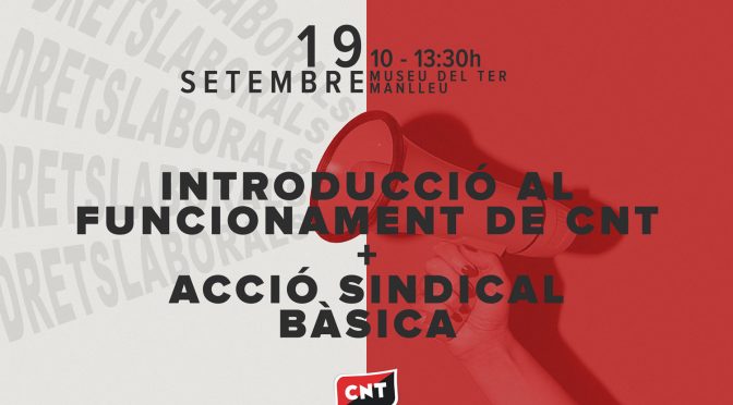Nova formació sindical el 19 de setembre a Osona