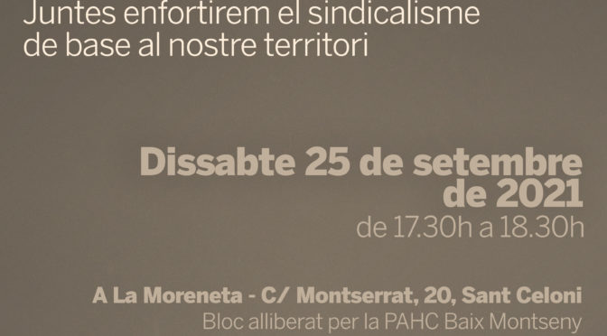 I Trobada d’afiliades a la CNT del Baix Montseny
