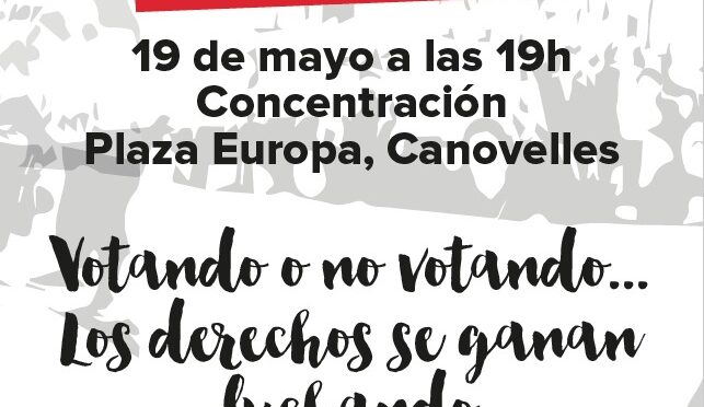 19 de maig: Concentració a Canovelles