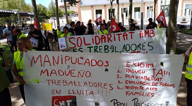 Manipulados Madueño: Segona setmana d’aturades i manifestació a Cardedeu